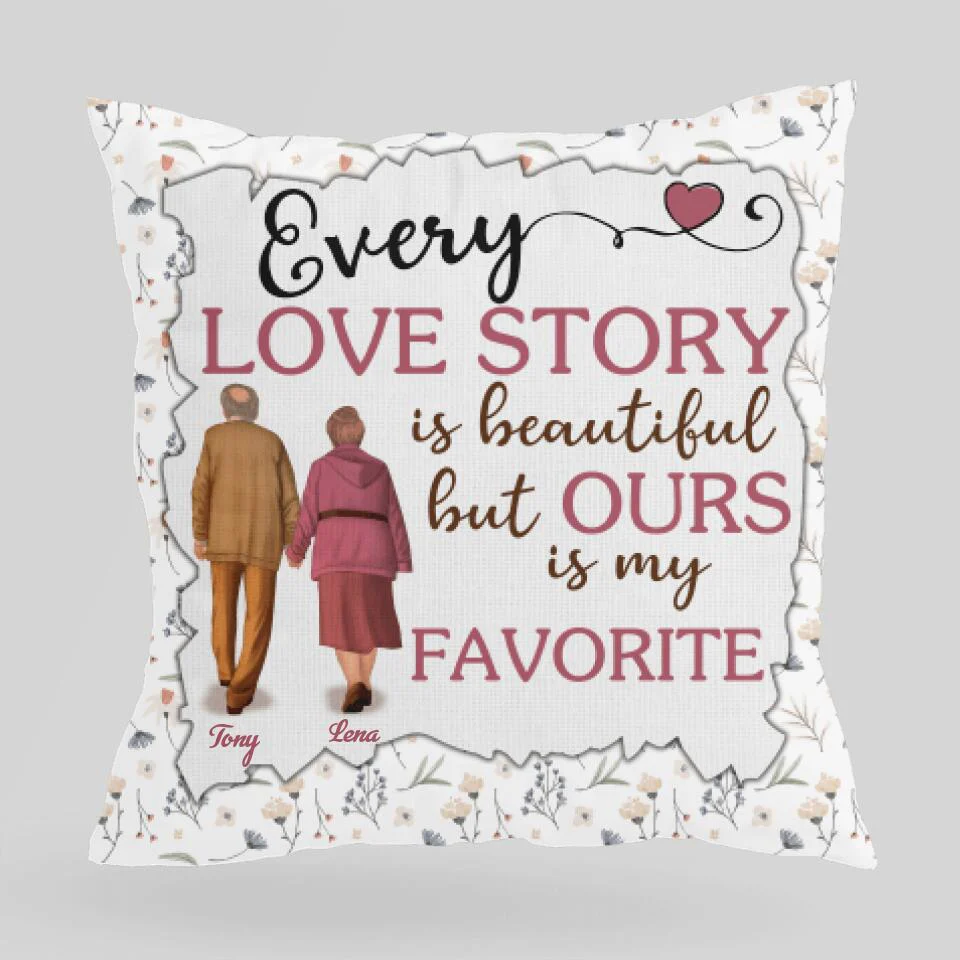 Every Love Story Is Beautiful  But Our Is My Favorite - Personalized Pillow - Image 4