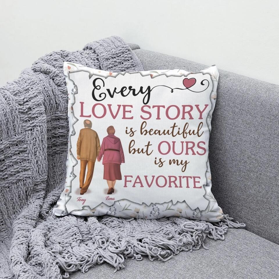 Every Love Story Is Beautiful  But Our Is My Favorite - Personalized Pillow - Image 7