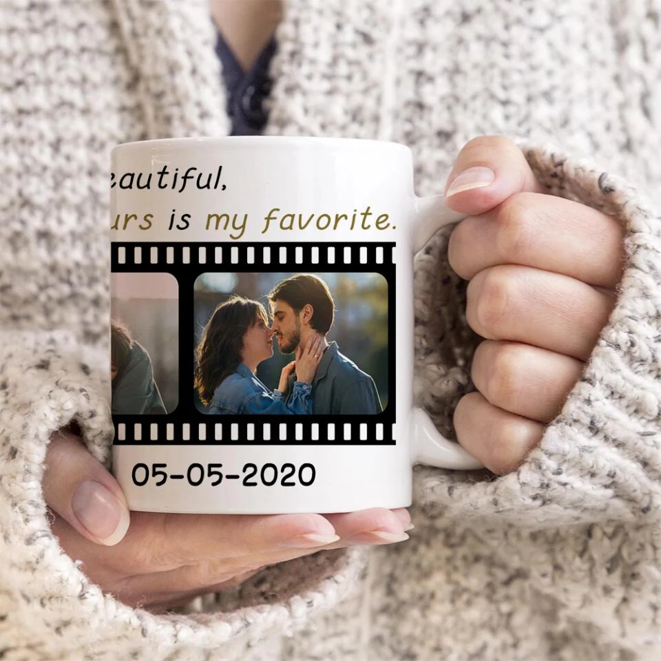 Every Love Story Is Beautiful Personalized White Mug - Image 5