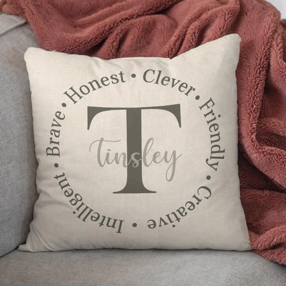 Personalized Family Name Pillow - Monogrammed Gift - Custom Name Pillow - Image 6