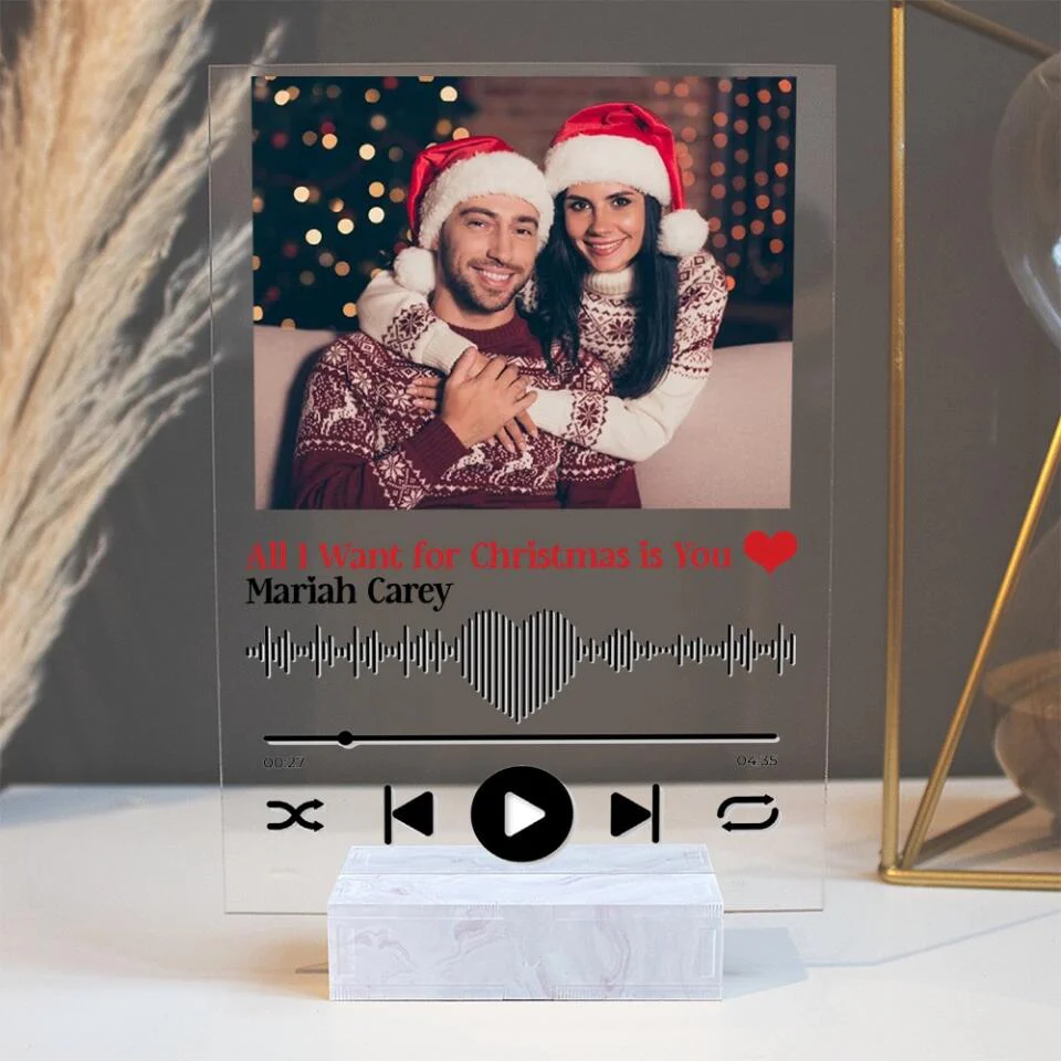 Favorite Song & Photo Personalized Acrylic Plaque - Image 6