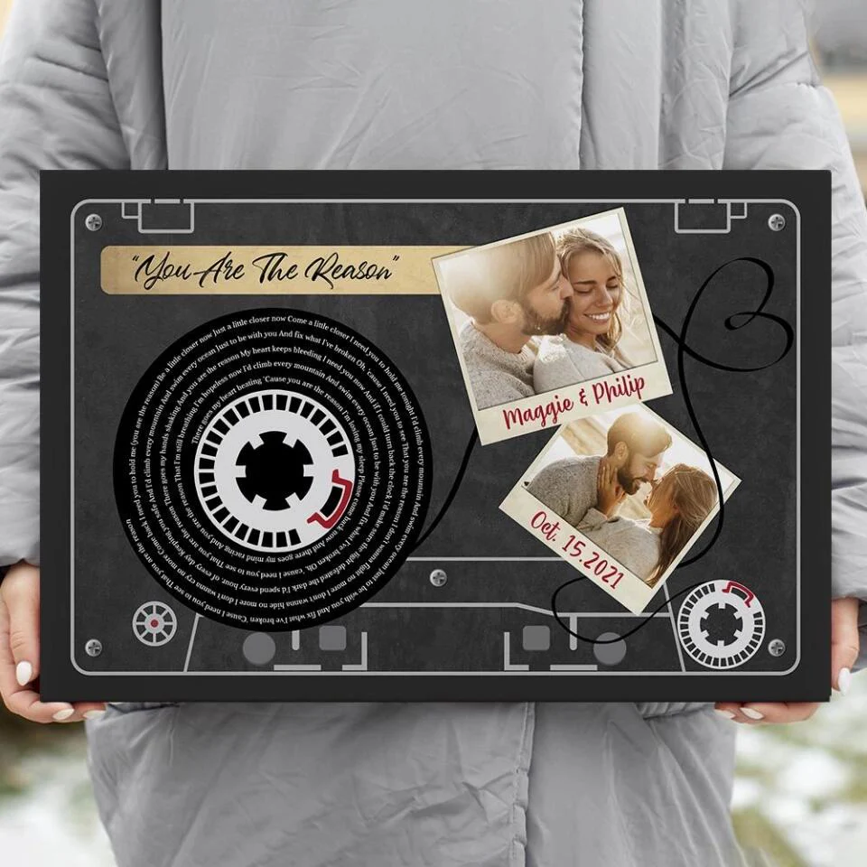 Favorite Things Lyrics Custom Canvas Poster Anniversary Gift For Couple - Image 12