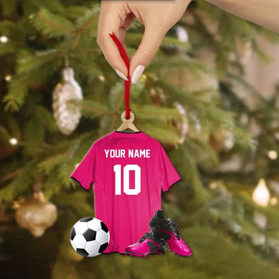 Football Uniform - Personalized Acrylic Ornament - Best Gift For Football Lover For Him On Christmas - 211ICNLNOR235 - Image 3