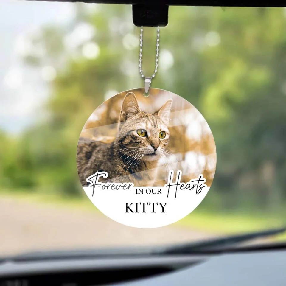 Forever in Our Heart Custom Ornament Memorial Gift For Loss - Image 3