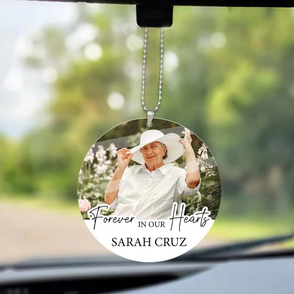 Forever in Our Heart Custom Ornament Memorial Gift For Loss - Image 7
