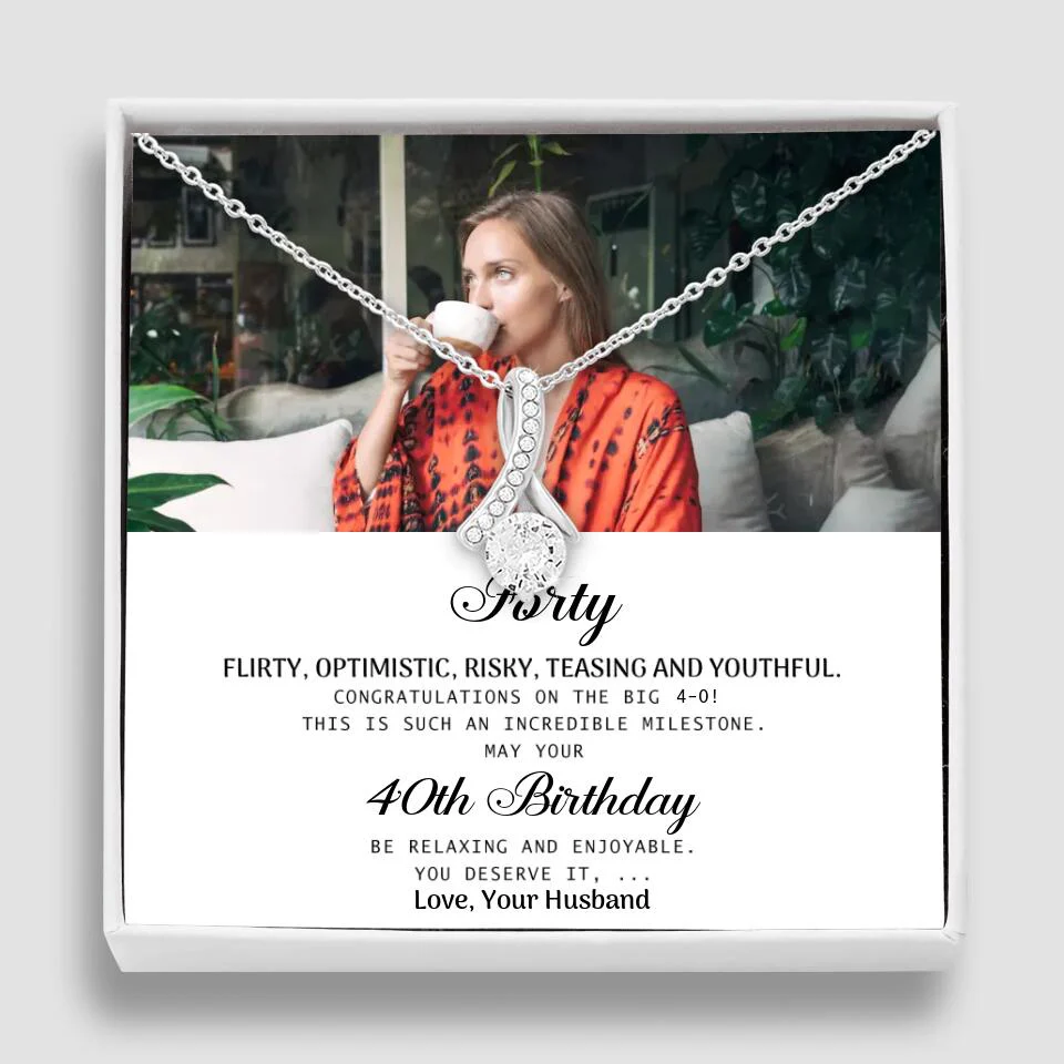 Forty Flirty Optimistic Risky Teasing And Youthful Personalized Necklace - Image 12