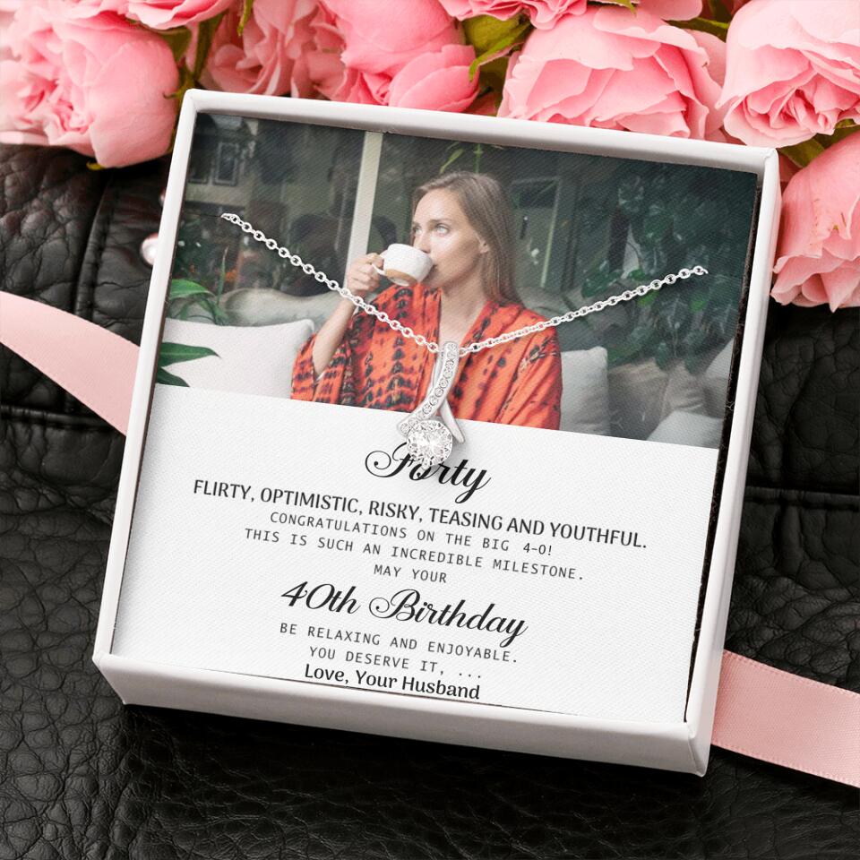 Forty Flirty Optimistic Risky Teasing And Youthful Personalized Necklace - Image 13