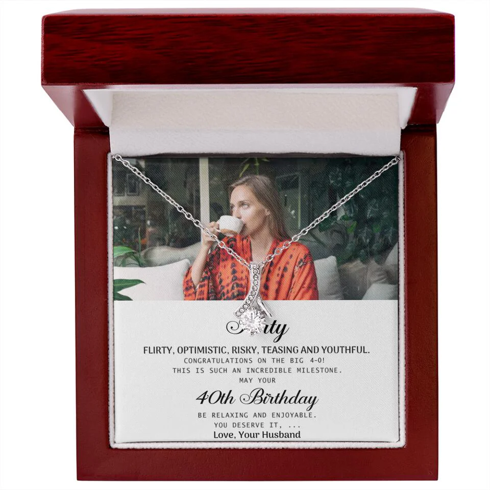 Forty Flirty Optimistic Risky Teasing And Youthful Personalized Necklace - Image 17