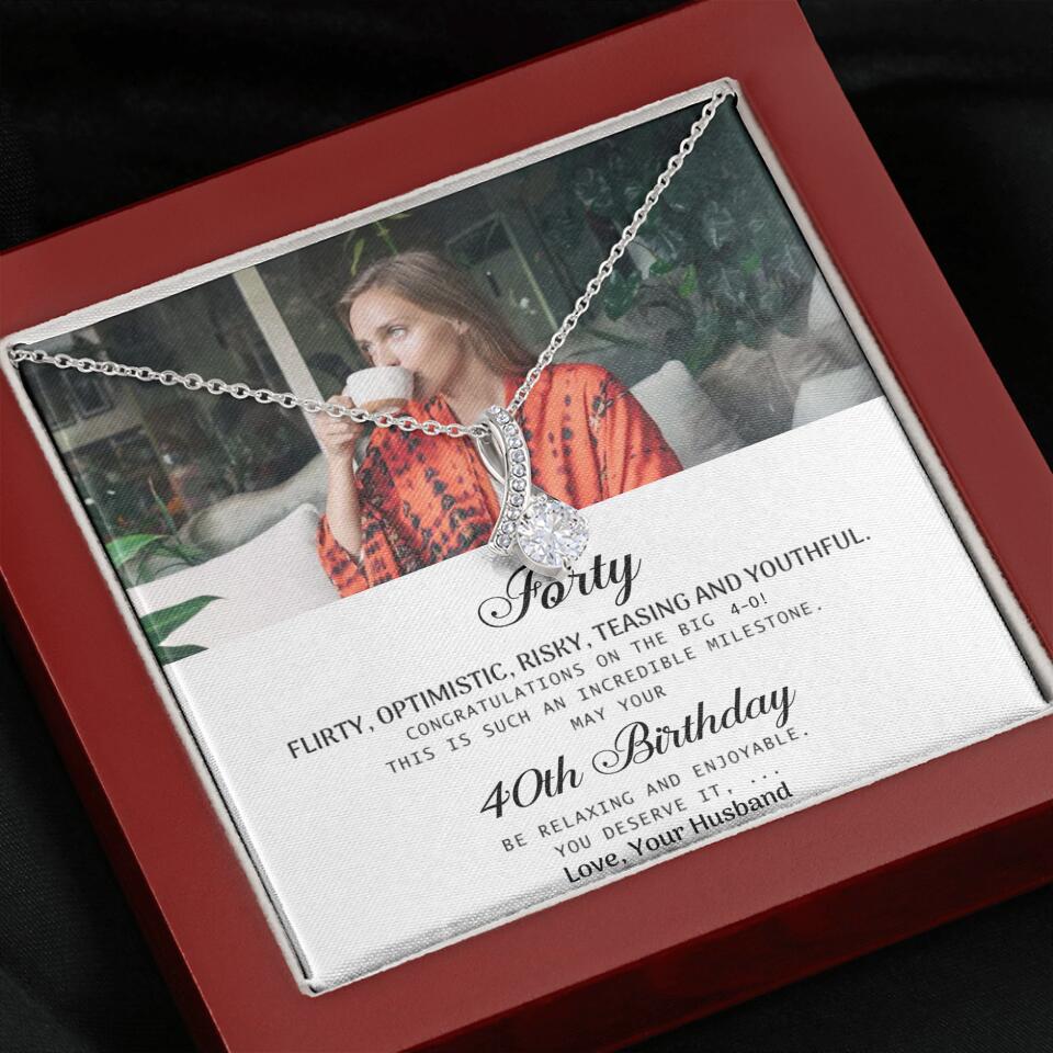 Forty Flirty Optimistic Risky Teasing And Youthful Personalized Necklace - Image 18