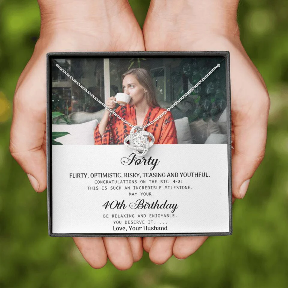 Forty Flirty Optimistic Risky Teasing And Youthful Personalized Necklace - Image 2