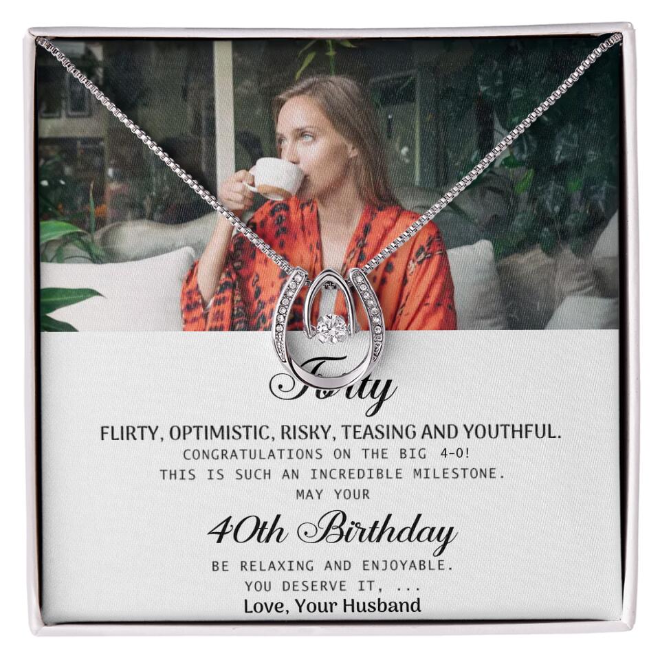 Forty Flirty Optimistic Risky Teasing And Youthful Personalized Necklace - Image 21