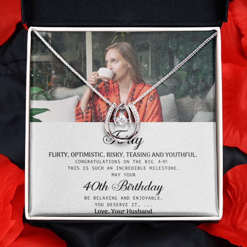 Forty Flirty Optimistic Risky Teasing And Youthful Personalized Necklace - Image 22