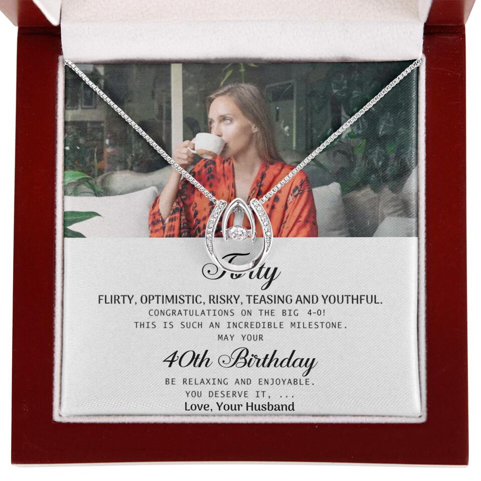Forty Flirty Optimistic Risky Teasing And Youthful Personalized Necklace - Image 26