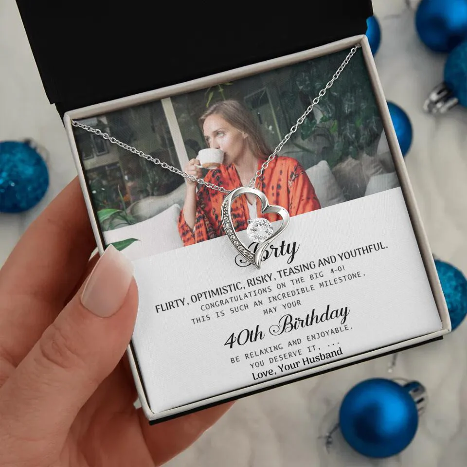 Forty Flirty Optimistic Risky Teasing And Youthful Personalized Necklace - Image 29