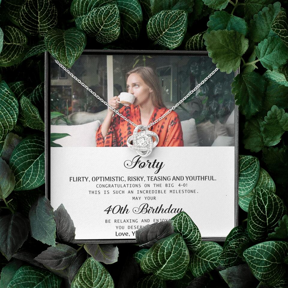 Forty Flirty Optimistic Risky Teasing And Youthful Personalized Necklace - Image 3
