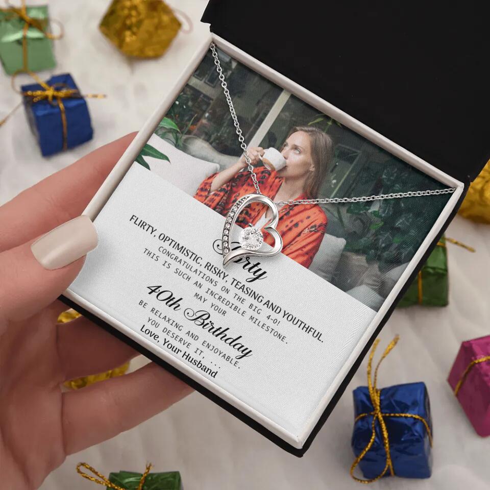 Forty Flirty Optimistic Risky Teasing And Youthful Personalized Necklace - Image 30