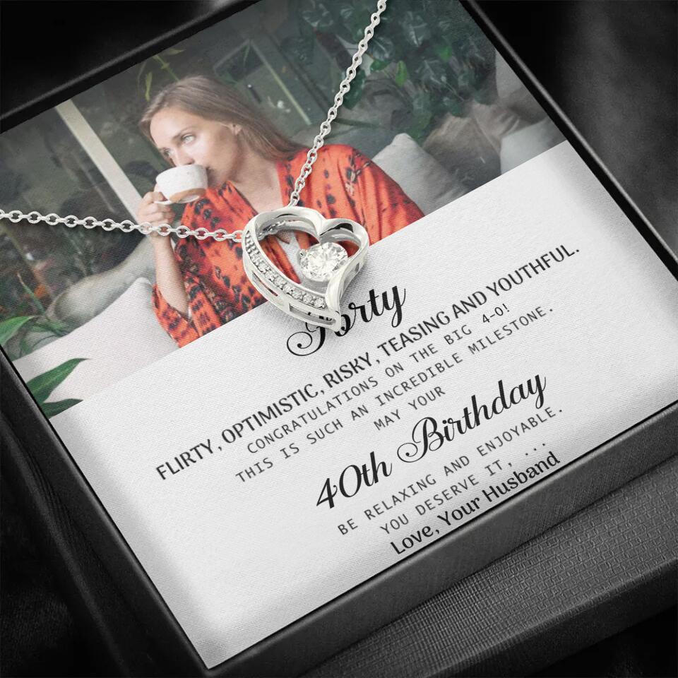 Forty Flirty Optimistic Risky Teasing And Youthful Personalized Necklace - Image 34