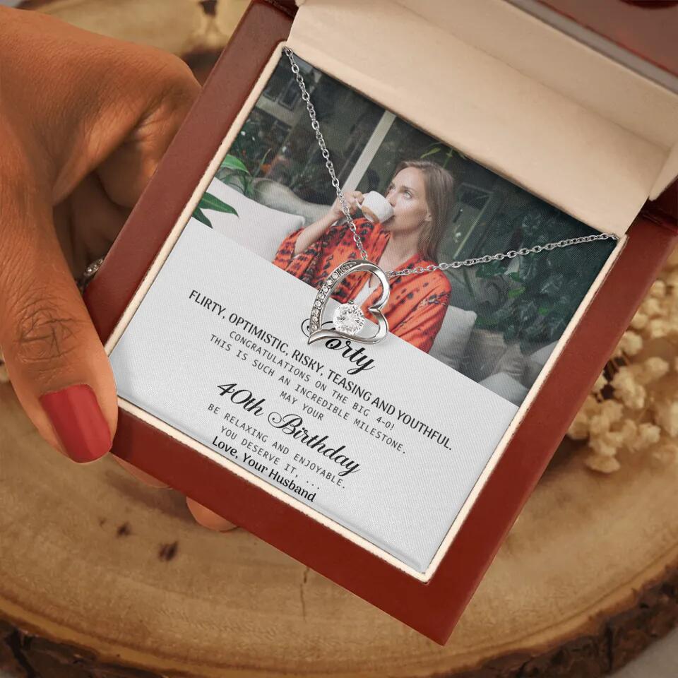 Forty Flirty Optimistic Risky Teasing And Youthful Personalized Necklace - Image 35