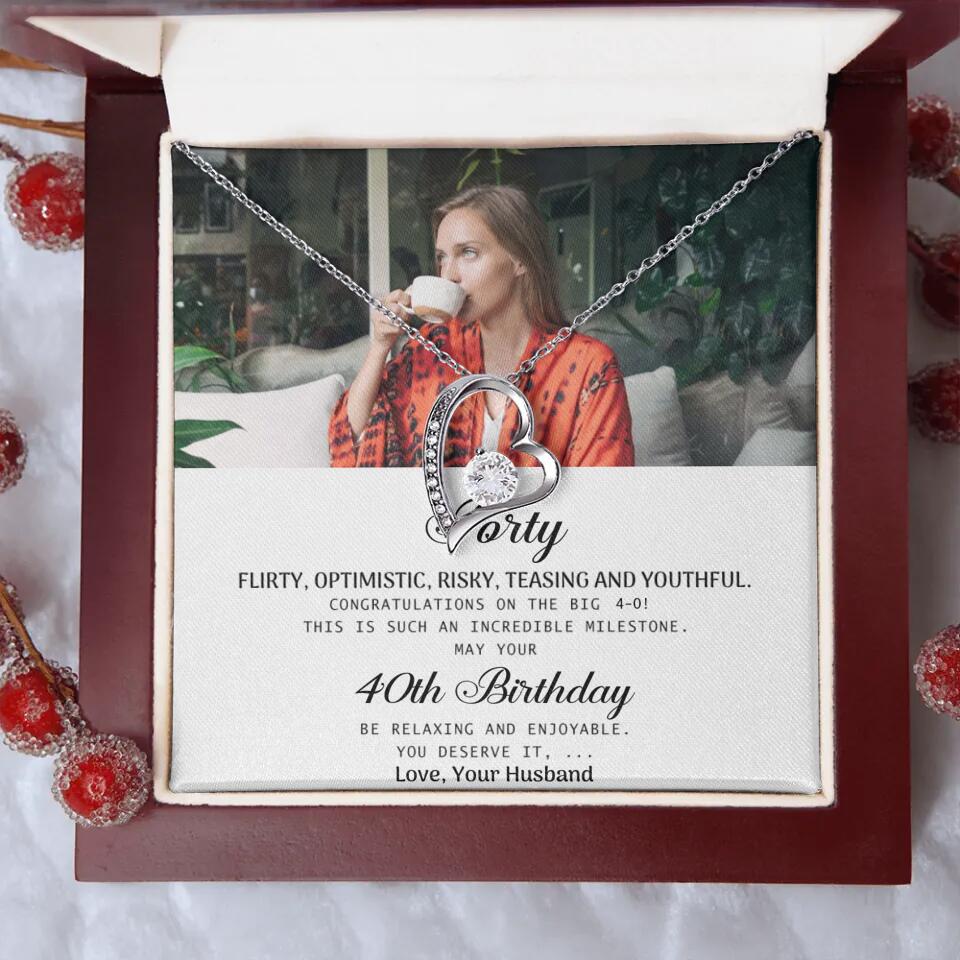 Forty Flirty Optimistic Risky Teasing And Youthful Personalized Necklace - Image 39