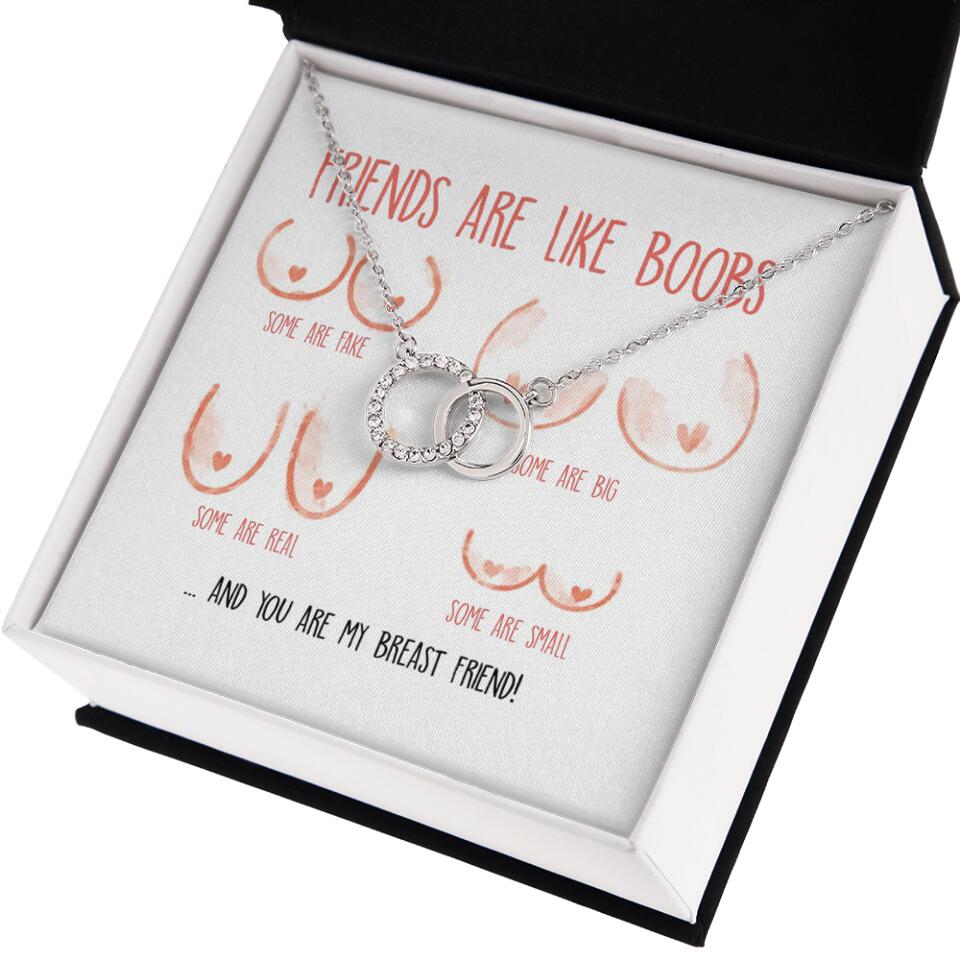 Friends Are Like Boobs Personalized Funny Necklace - Image 52