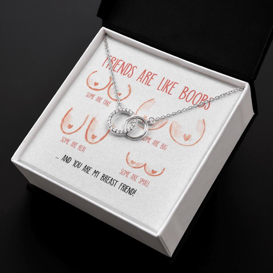 Friends Are Like Boobs Personalized Funny Necklace - Image 53