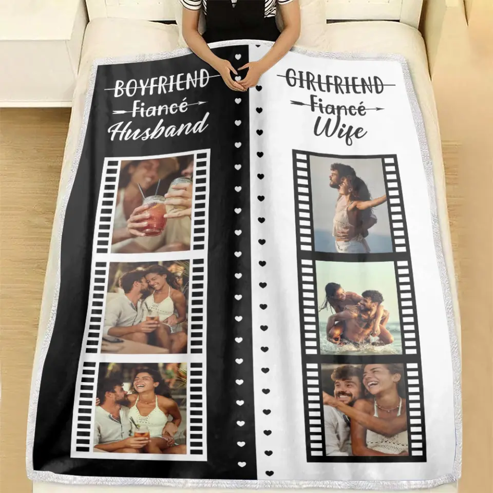 From Girlfriend To Wife New Married Couple Custom Blanket Wedding Gift - Image 6