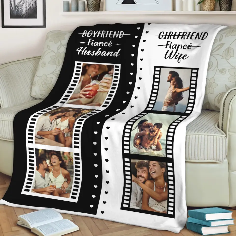 From Girlfriend To Wife New Married Couple Custom Blanket Wedding Gift - Image 7