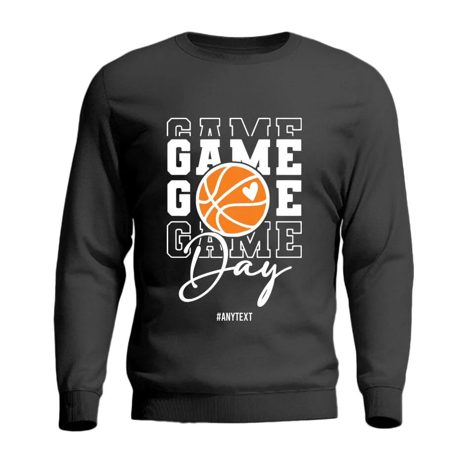 Gameday Basketball - Sweatshirt - Hoodie - Basketball Mom Shirt - Basketball shirt for Women Men - Gameday Shirt - for Sport Lover - 212ICNVSSW391 - Image 2