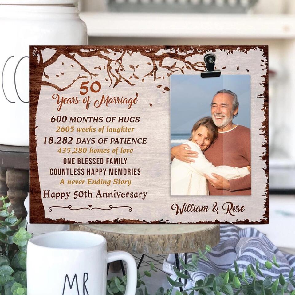 Gift For 50 Years Wedding Anniversary - Personalized Poster/Canvas Home Decor, Wall Art - Gift For 50 Years Wedding Anniversary 208IHPTHPT075 - Image 4