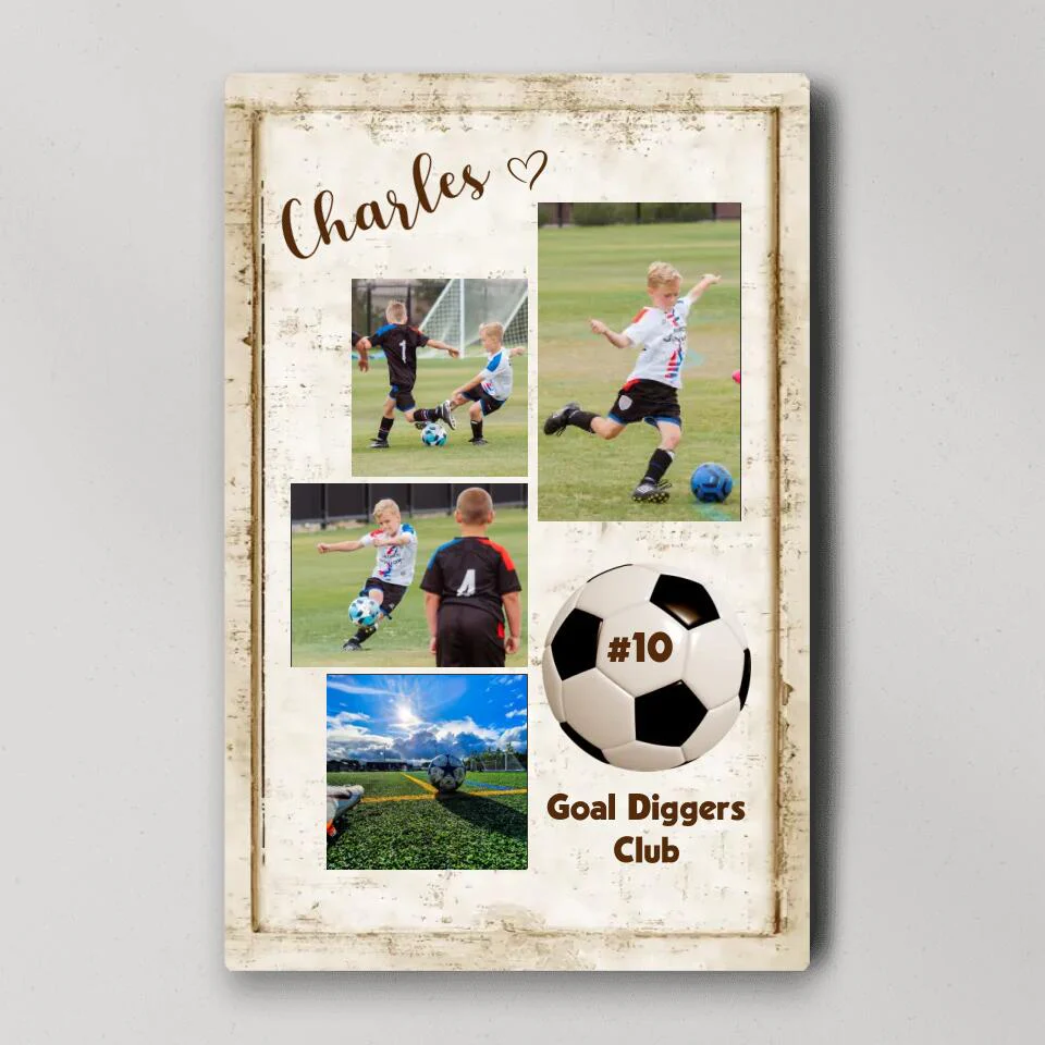Goal Diggers Club Custom Canvas Poster Gift For Soccer Lovers - Image 2