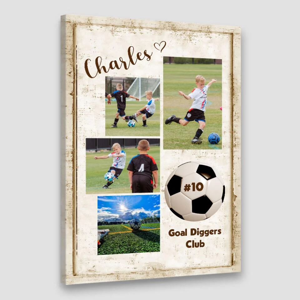 Goal Diggers Club Custom Canvas Poster Gift For Soccer Lovers - Image 5