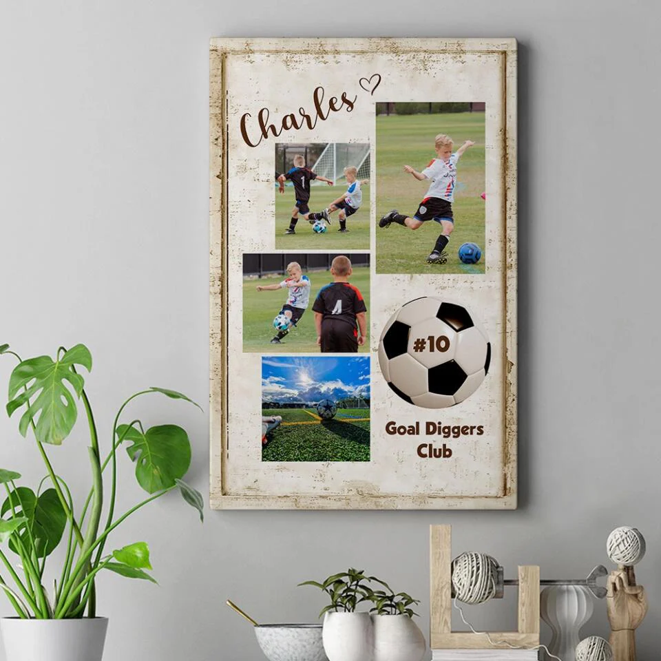 Goal Diggers Club Custom Canvas Poster Gift For Soccer Lovers - Image 6