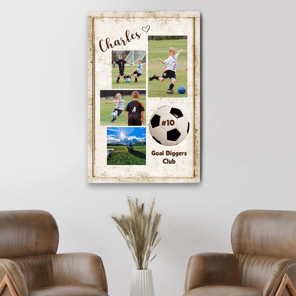 Goal Diggers Club Custom Canvas Poster Gift For Soccer Lovers - Image 7