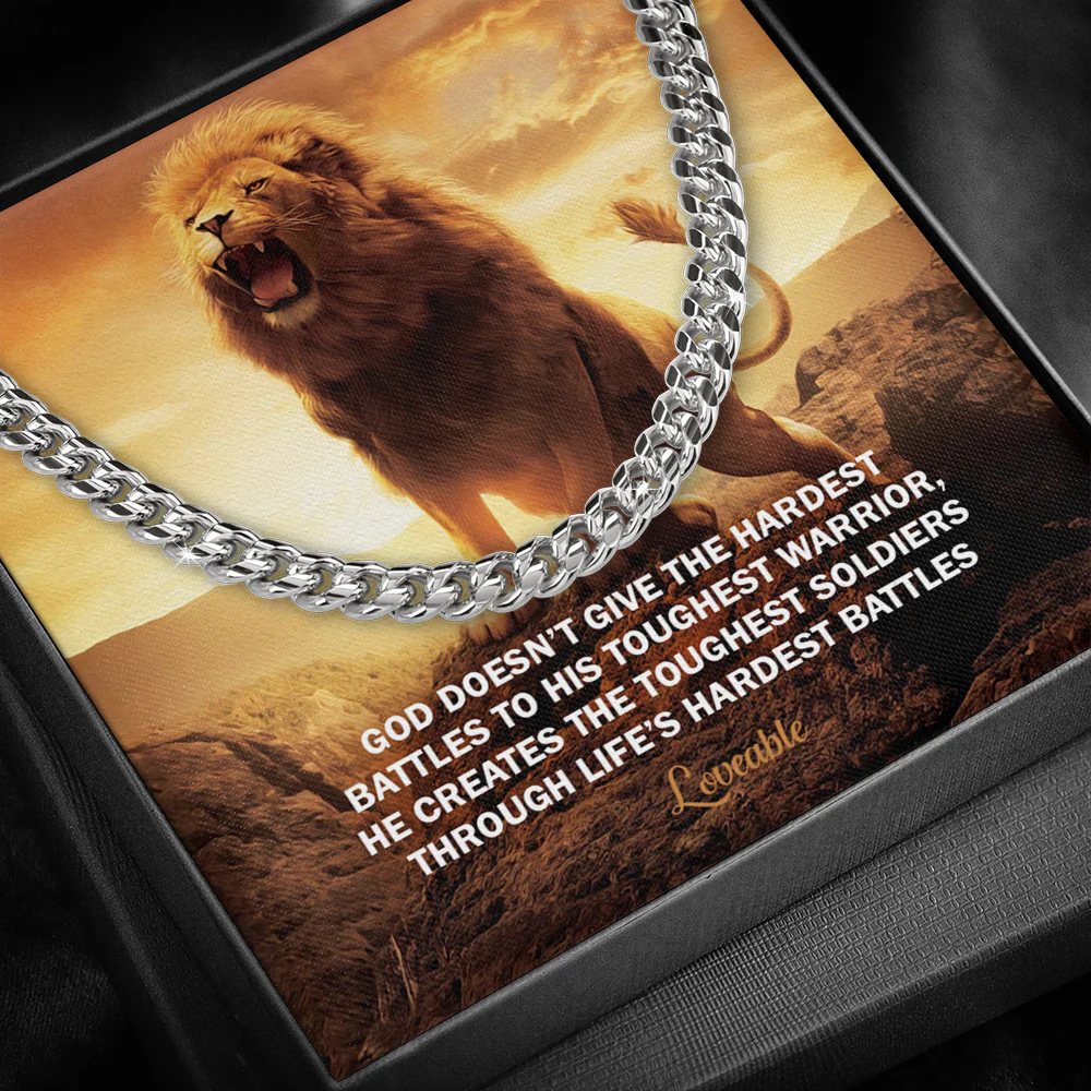 God Doesn't Give TheHardest - Cuban Link Chain - Image 4