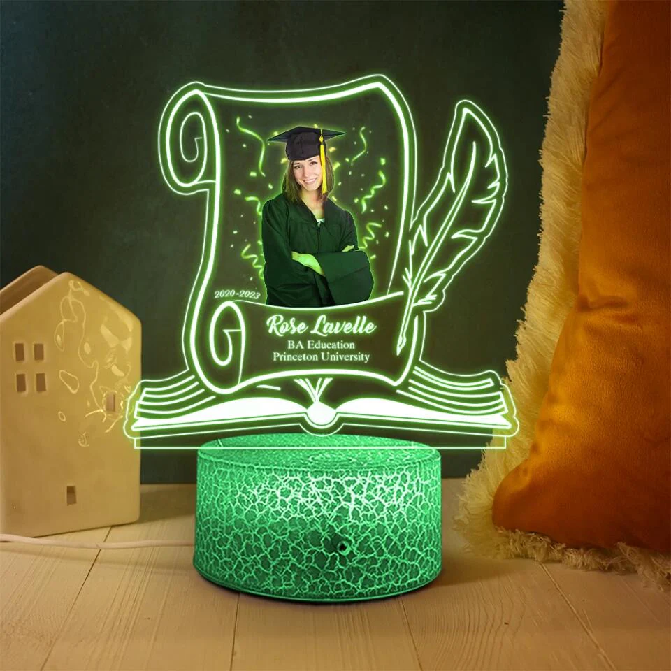 Graduation Celebration Personalized 3D LED Light - Image 4