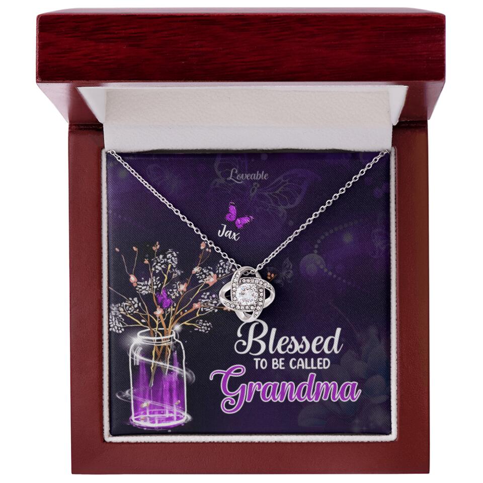 Blessed to be called Grandma Personalized Necklace - Image 6