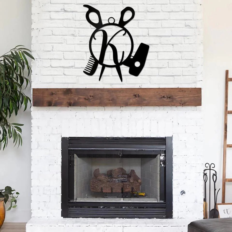 Personalized Hairstylist Salon - Custom Letter Monogram - Cut Metal Sign - Gift for Hairstylist/Hair Salon Owner - Image 5