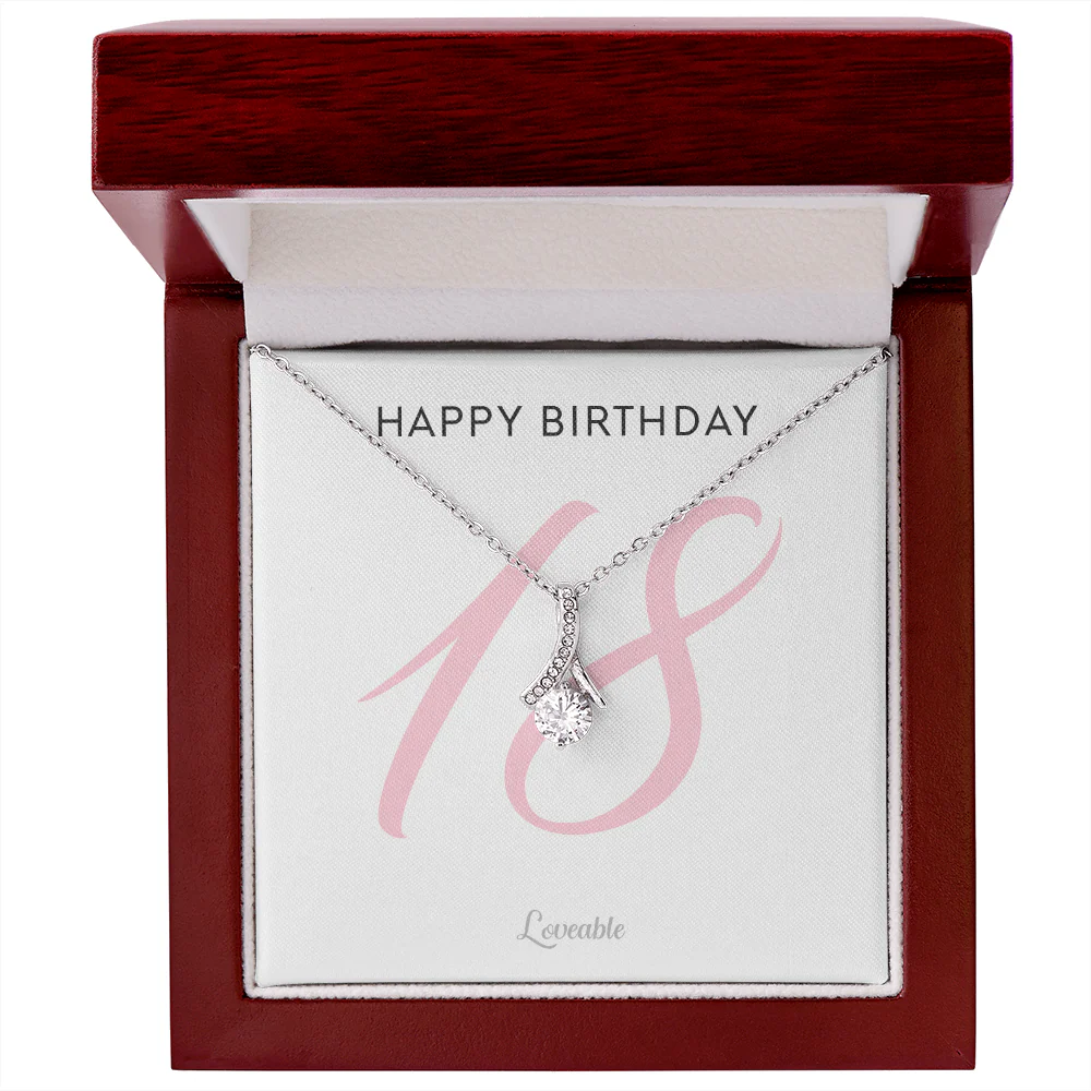 Happy 18th Birthday - Personalized Necklace - Birthday Gifts for Daughter - Image 4