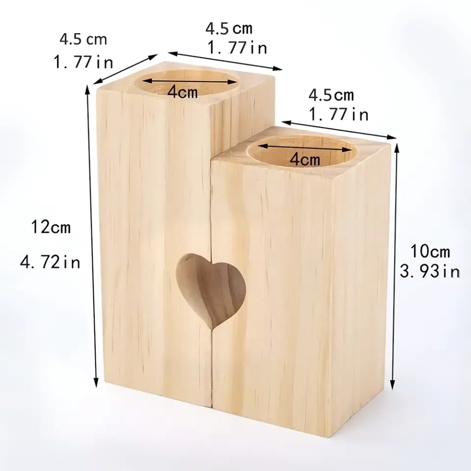 Happy 1st Anniversary | Personalized Candle Holder - Image 3
