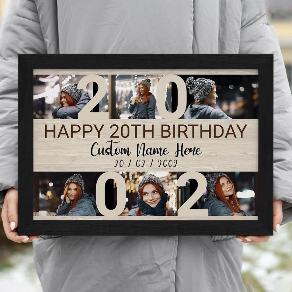 Happy 20th Birthday Custom Canvas Poster Birthday Gift For Daughter - Image 10