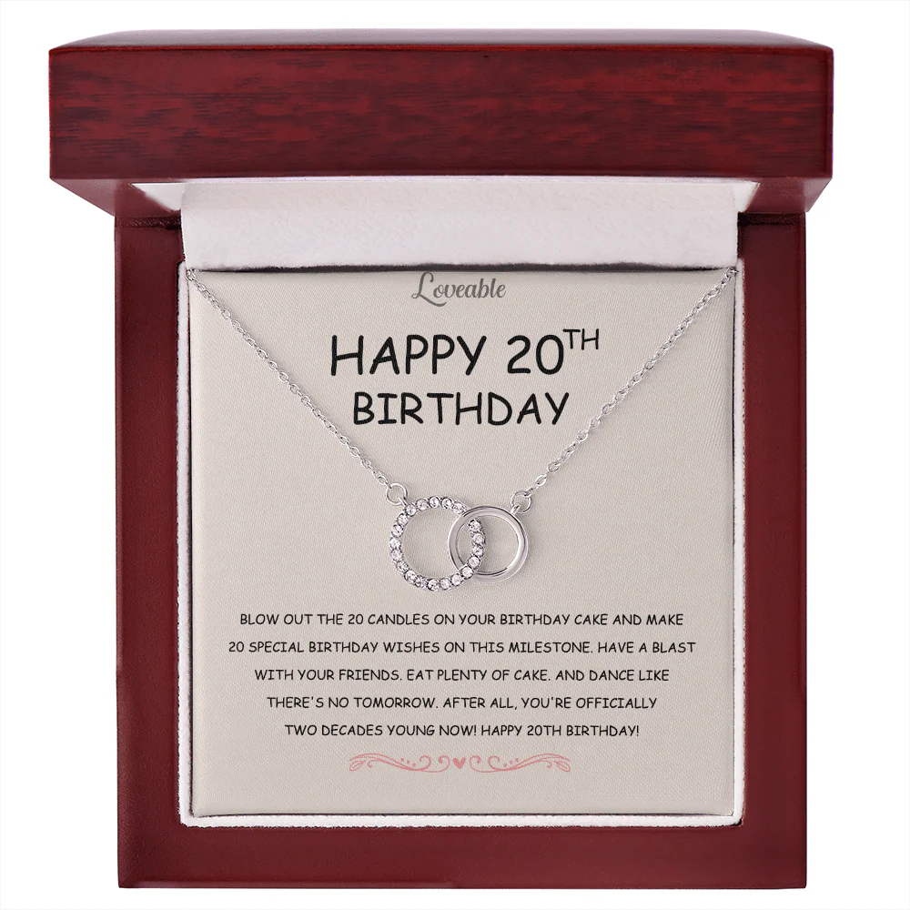 Happy 20th Birthday Necklace | Unique Gift Idea - Image 4