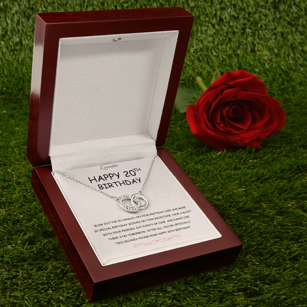 Happy 20th Birthday Necklace | Unique Gift Idea - Image 5