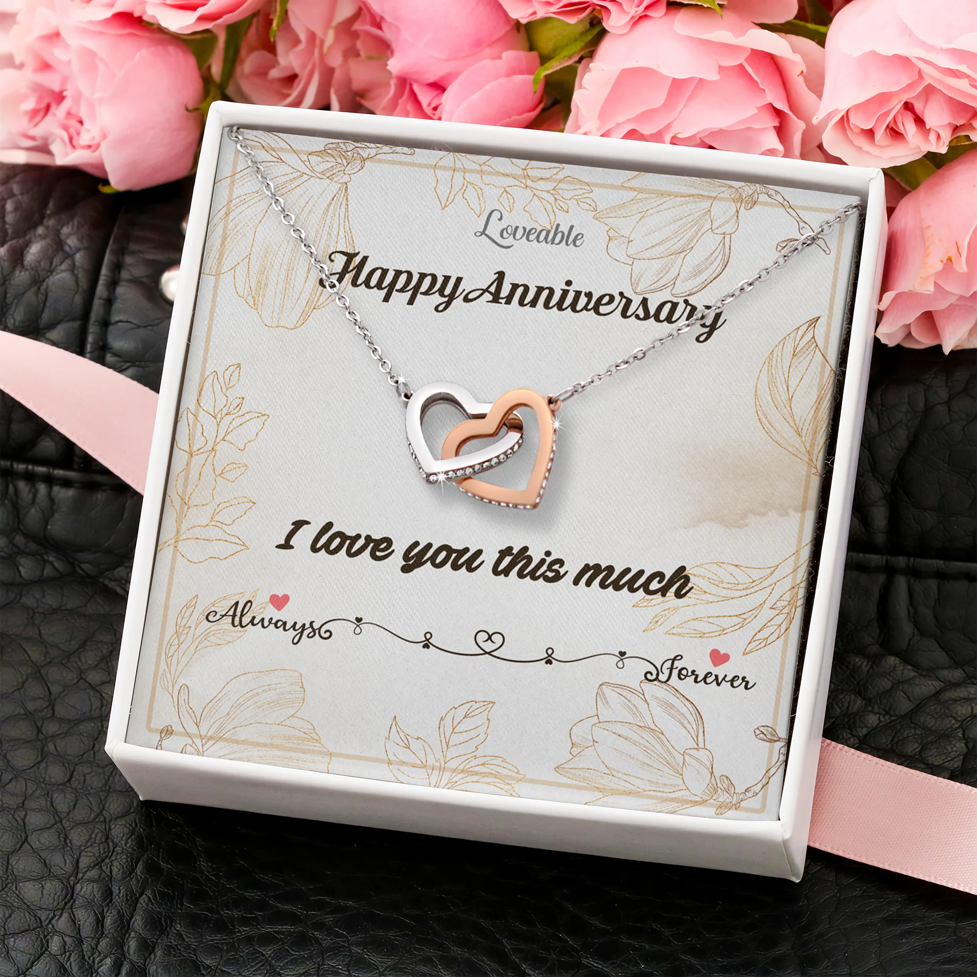 Happy Anniversary I love you so much Anniversary Gifts for Her - Image 2