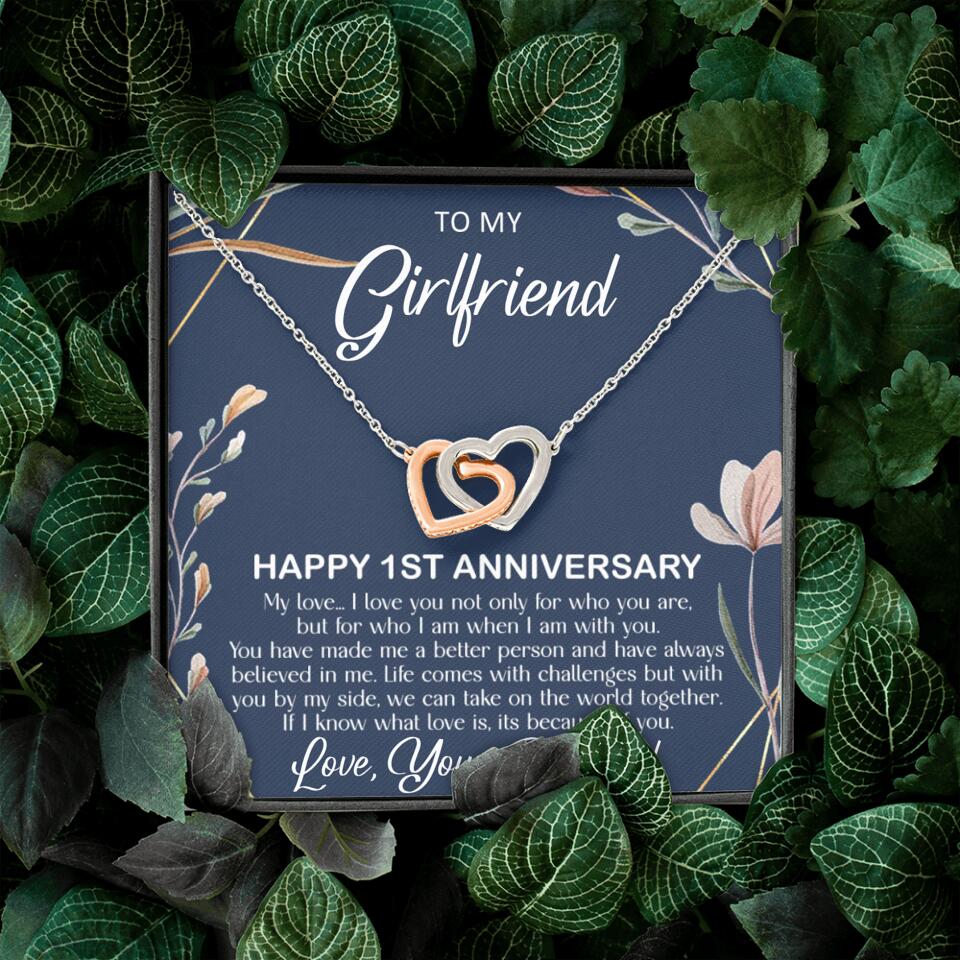 Personalized Valentine Gifts - Happy 1 Month 1st To My Girlfriend Personalized Jewelry - Image 32