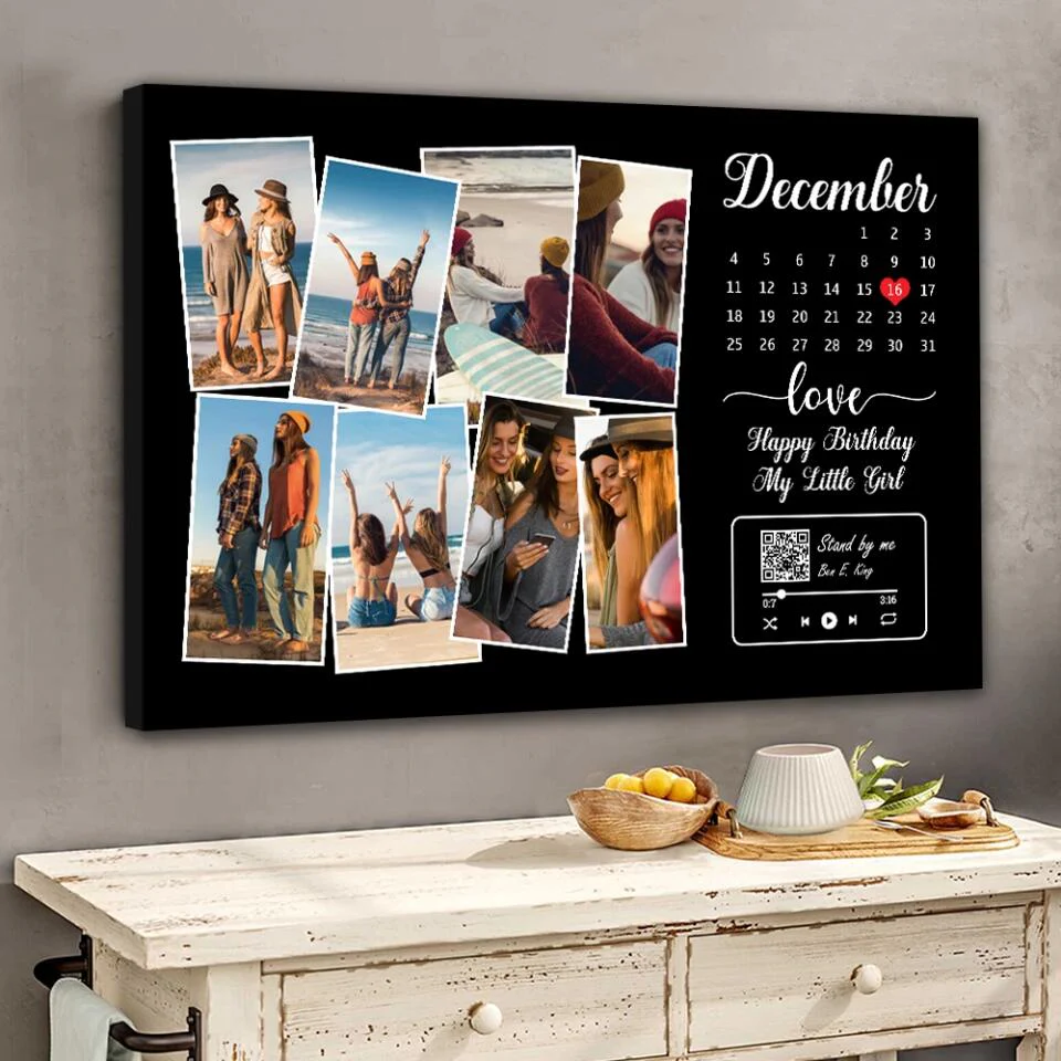 Happy Birthday My Little Girl Custom Canvas Poster Birthday Gift For Daughter - Image 14