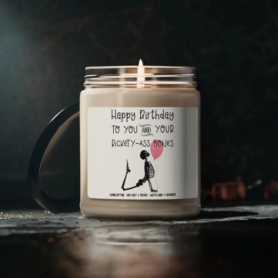 Happy Birthday To You And Your Rickety Ass Bones Candle Birthday Gift - Image 8