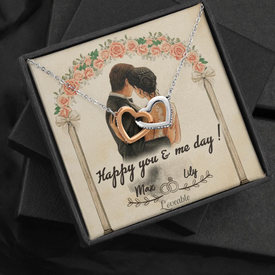 Happy you and me day - Personalized iron Anniversary Gifts for her - 206HNTHJE238 - Image 2