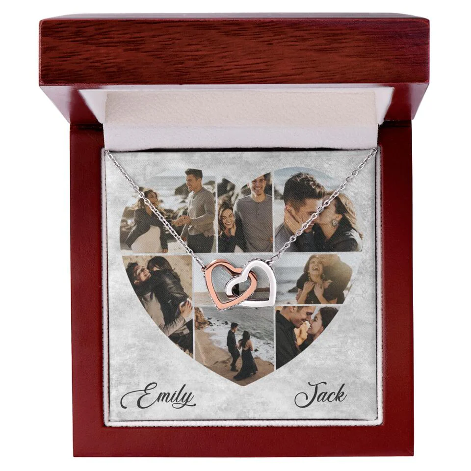 Heart Shaped Photo Custom Necklace Anniversary Gift For Wife Girlfriend - Image 33