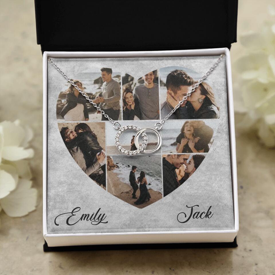 Heart Shaped Photo Custom Necklace Anniversary Gift For Wife Girlfriend - Image 35