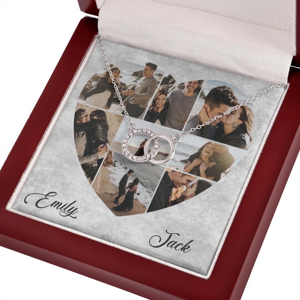 Heart Shaped Photo Custom Necklace Anniversary Gift For Wife Girlfriend - Image 40